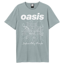 Amplified Unisex Adult Definitely Maybe Oasis T-Shirt - XS, Strange Blue