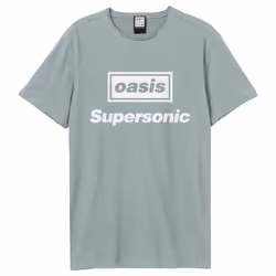 Amplified Unisex Adult Supersonic Oasis T-Shirt - XS, Strange Blue