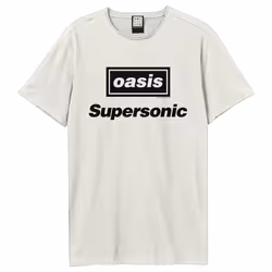 Amplified Unisex Adult Supersonic Oasis T-Shirt - XS, Vintage White