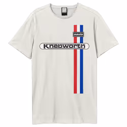Amplified Unisex Adult Knebworth Oasis T-Shirt - XS, Vintage White