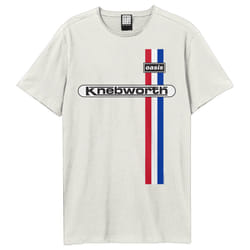 Amplified Unisex Adult Knebworth Oasis T-Shirt - XS, Vintage White