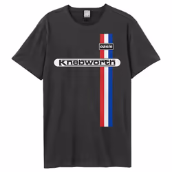 Amplified Unisex Adult Knebworth Oasis T-Shirt - XS, Charcoal