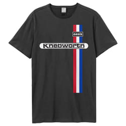 Amplified Unisex Adult Knebworth Oasis T-Shirt - XS, Charcoal