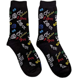 The Beatles Unisex Adult Love Socks - 7 UK-11 UK, Dark Blue