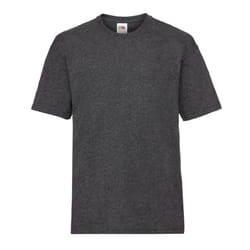 Fruit of the Loom Childrens/Kids Valueweight T-Shirt - 7-8 Years, Dark Heather Grey