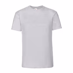 Fruit Of The Loom Mens Iconic Premium Ringspun Cotton T-Shirt - 5XL, Heather Grey