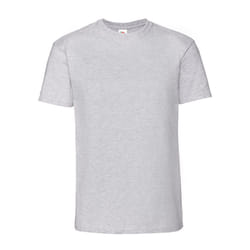 Fruit Of The Loom Mens Iconic Premium Ringspun Cotton T-Shirt - 5XL, Heather Grey