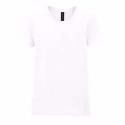 Gildan Womens/Ladies Softstyle Plain Ringspun Cotton Fitted T-Shirt - 18 UK, White