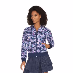 Skechers Womens/Ladies Misty Floral Reversible Jacket - XS, Blue/Lavender