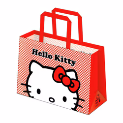 Hello Kitty Checked Reusable Shopper