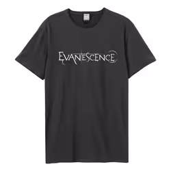 Amplified Unisex Adult Evanescence Logo T-Shirt - XS, Charcoal