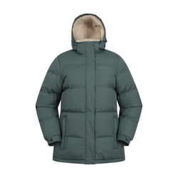 Mountain Warehouse Womens/Ladies Snow Borg Lined Padded Jacket - 8 UK, Khaki Green