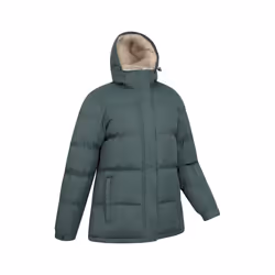 Mountain Warehouse Womens/Ladies Snow Borg Lined Padded Jacket - 8 UK, Khaki Green