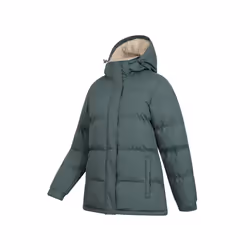 Mountain Warehouse Womens/Ladies Snow Borg Lined Padded Jacket - 8 UK, Khaki Green
