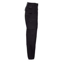 Russell Mens Heavy Duty Work Trousers - 46R, Black