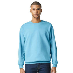 Gildan Mens Softstyle Midweight Sweatshirt - 4XL, Sky Blue