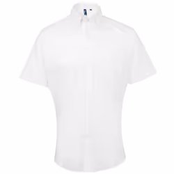 Premier Mens Signature Short-Sleeved Shirt - 23in, White