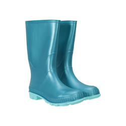 Mountain Warehouse Childrens/Kids Plain Wellington Boots - 11 UK Child, Light Teal