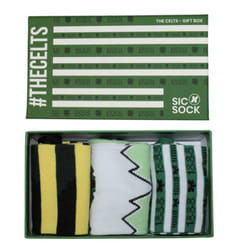 Celtic FC Mens SciSock Retro Gift Box