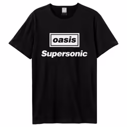 Amplified Unisex Adult Supersonic Oasis Loose Fit T-Shirt - XS, Black