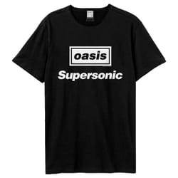 Amplified Unisex Adult Supersonic Oasis Loose Fit T-Shirt - XXL, Black