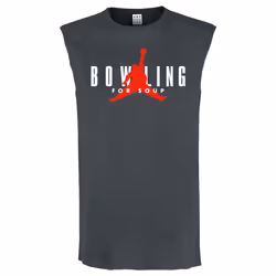 Amplified Unisex Adult Slam Dump Bowling For Soup Tank Top - XS, Charcoal