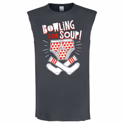 Amplified Unisex Adult Pants And Socks Bowling For Soup Tank Top - L, Charcoal