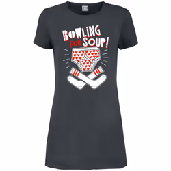 Amplified Womens/Ladies Pants And Socks Bowling For Soup T-Shirt Dress - S, Charcoal
