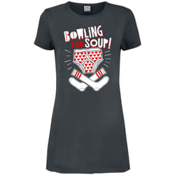 Amplified Womens/Ladies Pants And Socks Bowling For Soup T-Shirt Dress - S, Charcoal