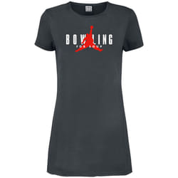 Amplified Womens/Ladies Slamp Dump Bowling For Soup T-Shirt Dress - L, Charcoal
