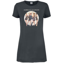 Amplified Womens/Ladies Solar Photo Girls Aloud T-Shirt Dress - XXL, Charcoal