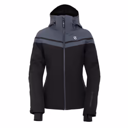 Dare 2B Womens/Ladies Flurry Ski Jacket - 16 UK, Black/Ebony