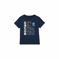 Star Wars Childrens/Kids Rebel Droids T-Shirt - 3-4 Years, Navy