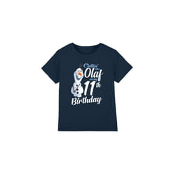 Frozen Childrens/Kids Chillin Like Olaf 11th Birthday T-Shirt - 5-6 Years, Navy