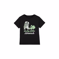 Star Wars Childrens/Kids Lucky Astromech St Patricks Day T-Shirt - 9-10 Years, Black