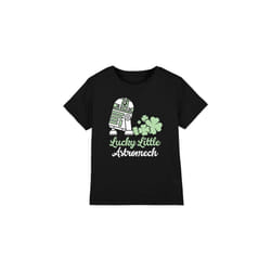 Star Wars Childrens/Kids Lucky Astromech St Patricks Day T-Shirt - 9-10 Years, Black