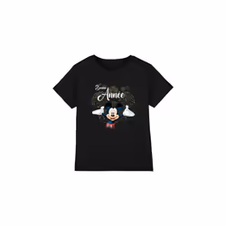 Disney Childrens/Kids French Mickey Mouse Fireworks New Year T-Shirt - 12-13 Years, Black