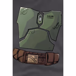 Star Wars Childrens/Kids Boba Fett Costume T-Shirt - 7-8 Years, Charcoal