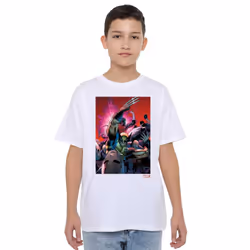 Marvel Childrens/Kids X-Men Wolverine Nightcrawler Comic Cover T-Shirt - 3-4 Years, White