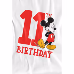 Disney Childrens/Kids Mickey Mouse 11th Birthday T-Shirt
