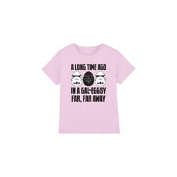 Star Wars Childrens/Kids GalEggsy Far, Far Away T-Shirt - 7-8 Years, Pink