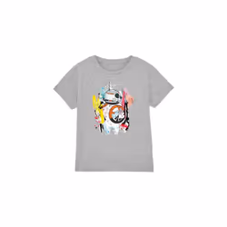 Star Wars Childrens/Kids BB-8 Abstract T-Shirt - 3-4 Years, Sport Heather
