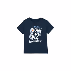 Frozen Childrens/Kids Chillin Like Olaf 12th Birthday T-Shirt - 5-6 Years, Navy