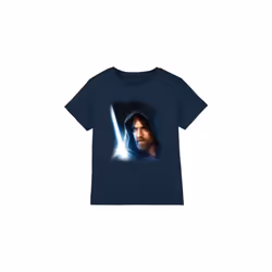 Star Wars Childrens/Kids Obi Wan Kenobi Poster T-Shirt - 9-10 Years, Navy