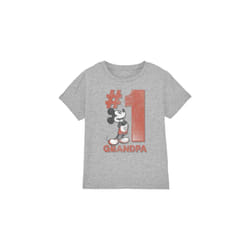 Disney Childrens/Kids Number 1 Grandpa Mickey Mouse T-Shirt - 9-10 Years, Sport Heather