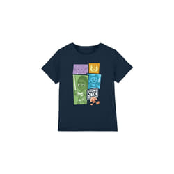 Star Wars Childrens/Kids Young Jedi Adventure Blocks T-Shirt - 5-6 Years, Navy