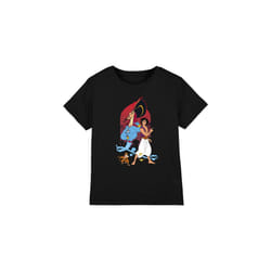 Aladdin Childrens/Kids T-Shirt - 12-13 Years, Black