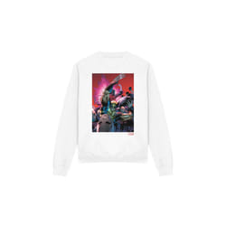 Marvel Unisex Adult X-Men Wolverine Nightcrawler Comic Cover Sweatshirt - M, White