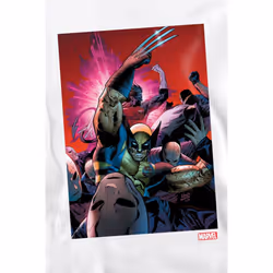 Marvel Unisex Adult X-Men Wolverine Nightcrawler Comic Cover Sweatshirt - S, White