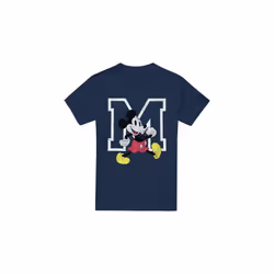 Disney Mens Mickey Mouse Classic Walk T-Shirt - 3XL, Navy